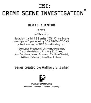 [CSI: Crime Scene Investigation 14] • Blood Quantum